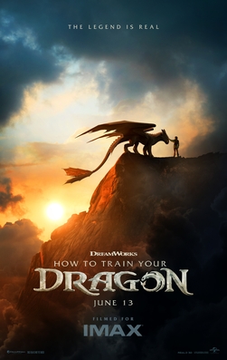 Live action How to Train your Dragon movie poster