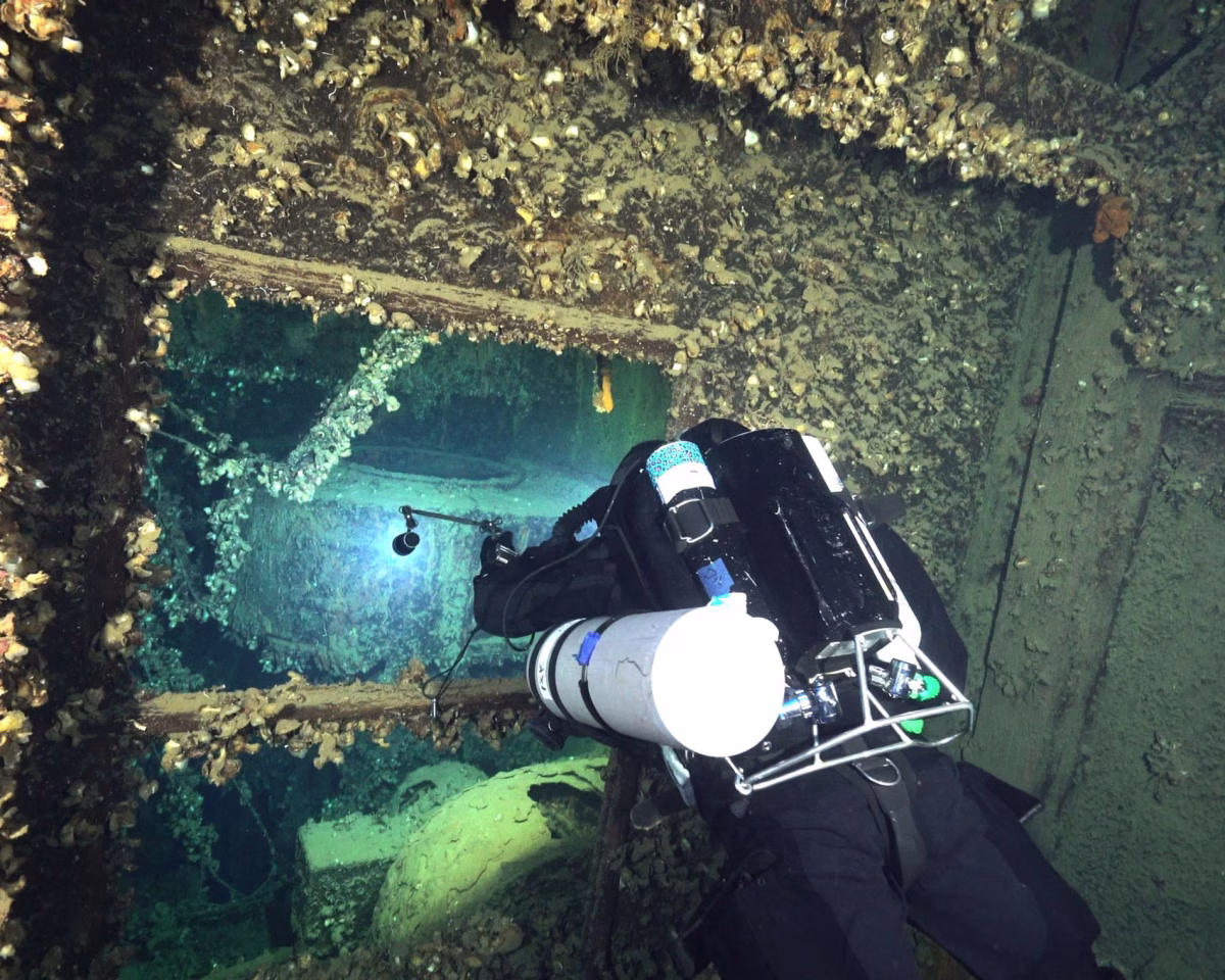 Deep-sea divers recovered a tranche of artifacts from the Britannic for the first time during an expedition in May that was first publicized on Monday. Photo by Greek Ministry of Culture.