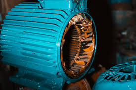 Ac motor and what it looks like overheated 