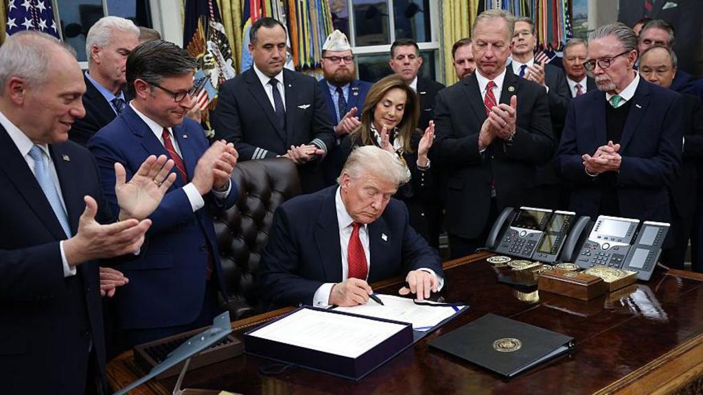 Trump signing the bill to the longest shutdown in U.S. History, once and for all
