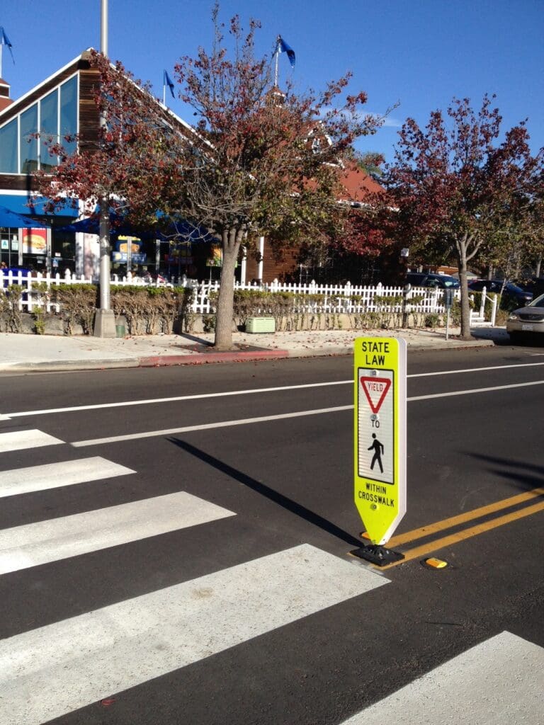 Crosswalks near schools will not be used when schools close