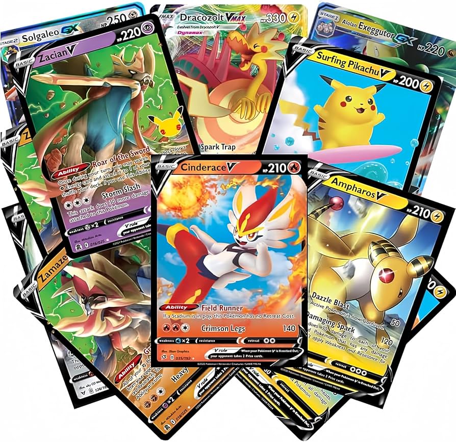 bundle of pokemon cards 