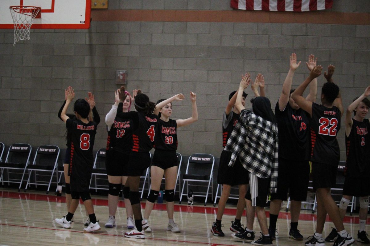 Celebrationg volleyball alst year with the team 